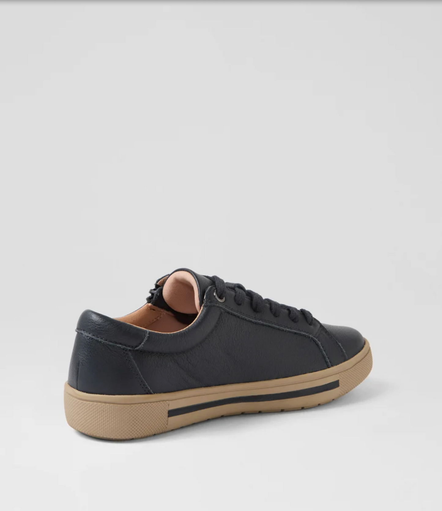 Evone Navy Sneaker with Taupe Sole | Gretel Lane