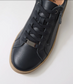 Evone Navy Sneaker with Taupe Sole | Gretel Lane