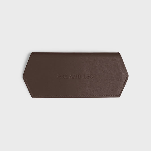 F&L Glasses Case (Chocolate)