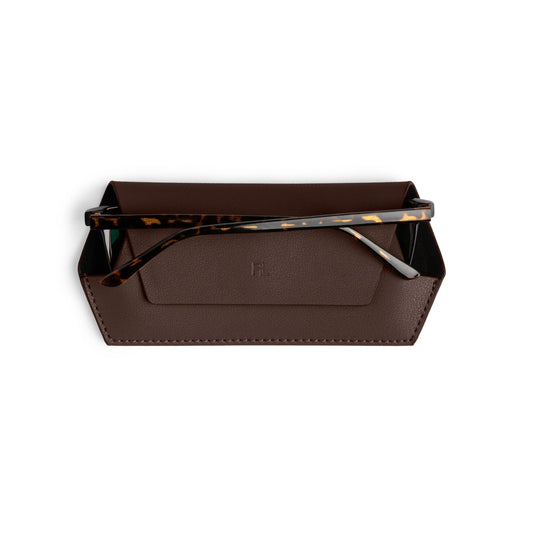F&L Glasses Case (Chocolate)