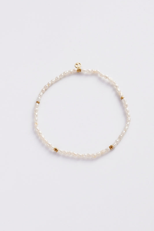 Zafino Women's Fine Pearl Bracelet with Gold Accents | Gretel Lane