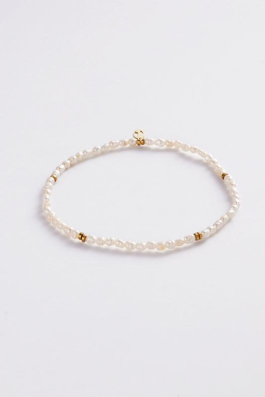 Zafino Women's Fine Pearl Bracelet with Gold Accents | Gretel Lane