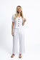 Fleetwood Linen Pant (White)