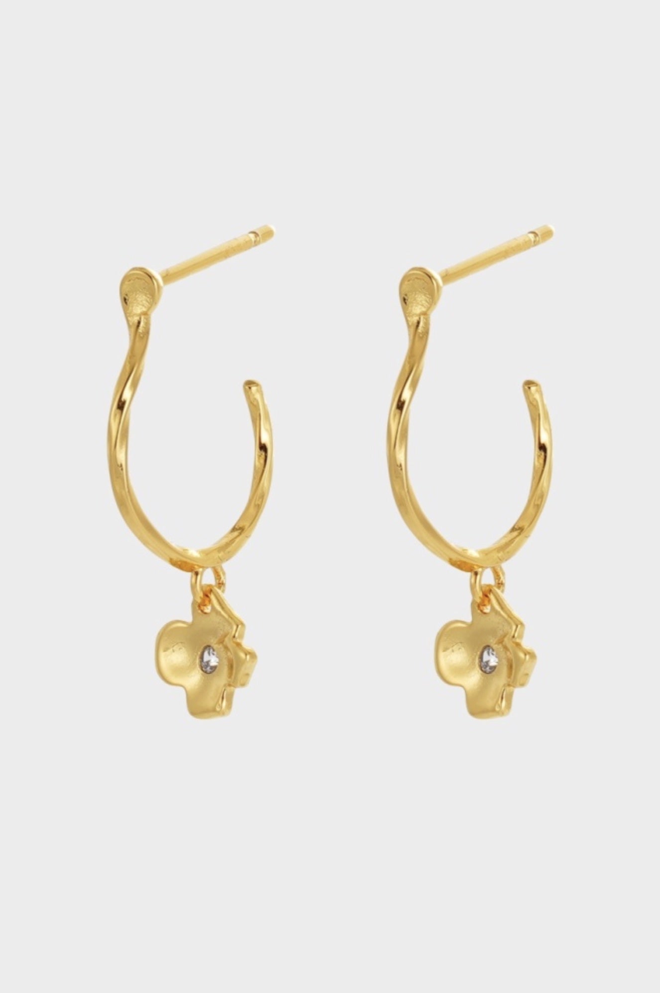 Fleur Hoop (Gold)