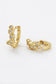 Zafino Florence Mini Crystal Huggie Earring Gold | Women's Jewellery | Gretel Lane