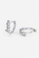 Zafino Florence Mini Crystal Huggie Earring Silver | Women's Jewellery | Gretel Lane