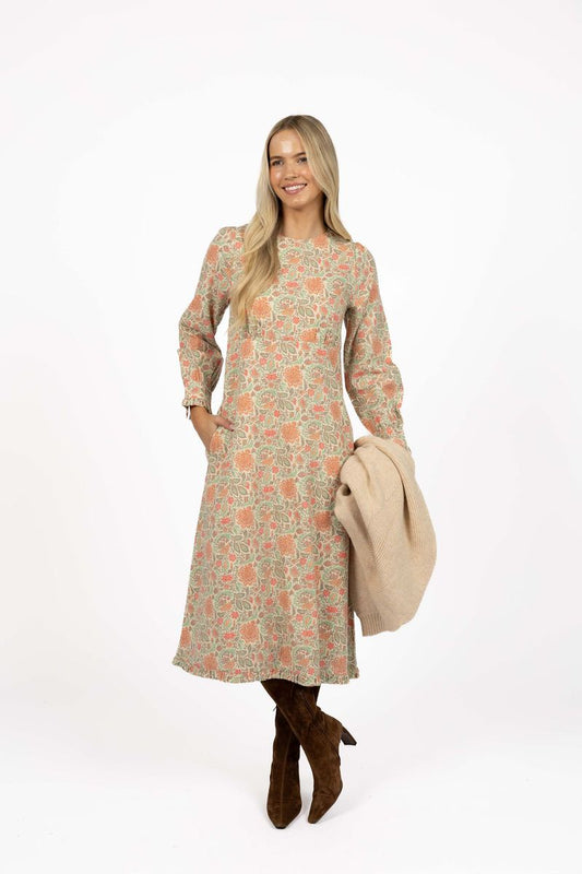 Humidity Florence Midi Dress (Citrus Print) | Gretel Lane