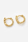 Zafino Florence Mini Crystal Huggie Earring Gold | Women's Jewellery | Gretel Lane