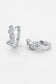 Zafino Florence Mini Crystal Huggie Earring Silver | Women's Jewellery | Gretel Lane