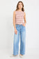 Forsaken Shirred Sleeveless Blush Check Top | Gretel Lane