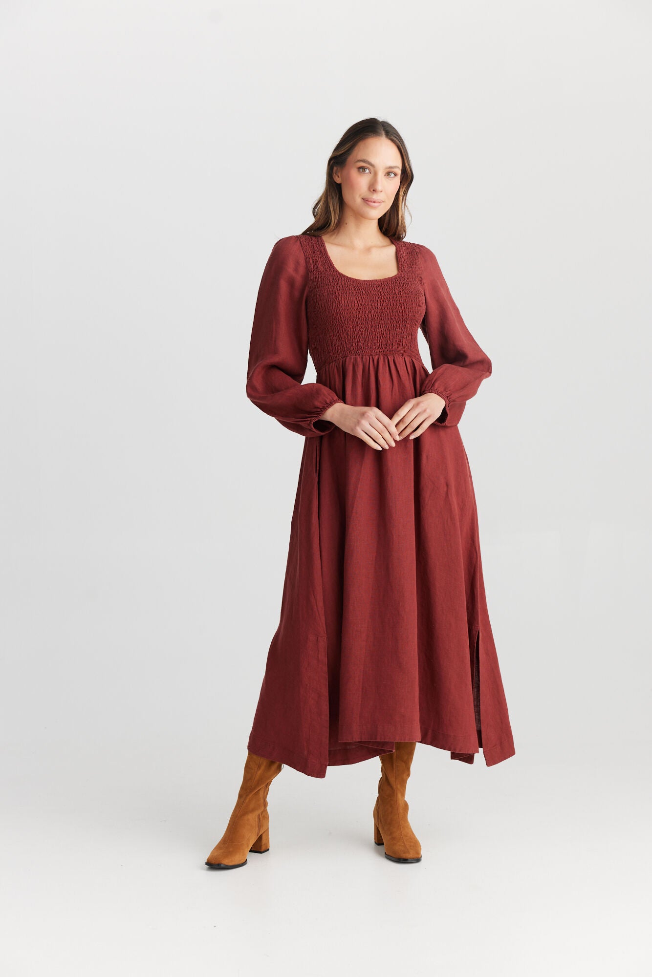 Franscisco Dress (Wine)