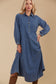 Freya Dress (Denim)
