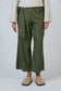 Dark Green Tie-Waist Women's Linen Pant | Gretel Lane
