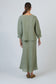 Women's Green textured linen blouse | Gretel Lane