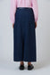100% Linen Womens Navy Maxi Skirt | Gretel Lane
