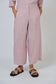 Naturals by O&J GA698 Women's Linen Wide Leg Pants Radish | Women's Clothing | Gretel Lane