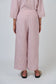Naturals by O&J GA698 Women's Linen Wide Leg Pants Radish | Women's Clothing | Gretel Lane