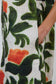 Naturals by O&J GA702 - Linen Knee-Length V-Neck Dress Tuileries Print | Women's Clothing | Gretel Lane