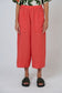 Naturals by O&J GA713 - Linen Wide Leg Cropped Pants Sunset Stripe | Women's Clothing | Gretel Lane