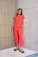 Naturals by O&J GA713 - Linen Wide Leg Cropped Pants Sunset Stripe | Women's Clothing | Gretel Lane