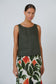 Naturals by O&J GA716 - Linen Sleeveless Top Topiary Green | Women's Clothing | Gretel Lane