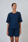 Naturals by O&J GA721 Women's Linen Short Sleeve Top Eclipse | Women's Clothing | Gretel Lane