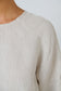 Naturals by O&J GA721 - Linen Short Sleeve Top Sand | Women's Clothing | Gretel Lane