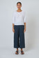 Naturals GA727 Women's Linen Ballon Sleeve Blouse White | Women's Clothing | Gretel Lane