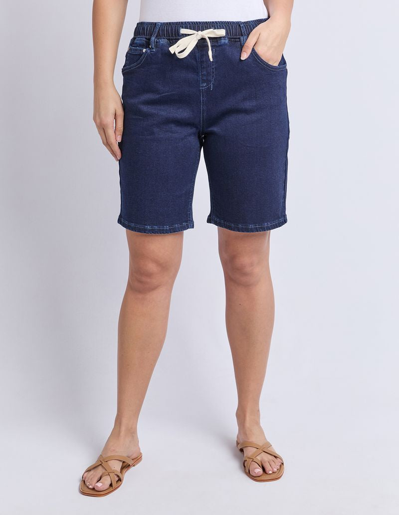 Gabby Bermuda Short (Dark Indigo)