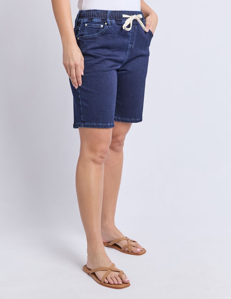 Gabby Bermuda Short (Dark Indigo)
