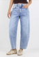 Among the Brave Graduate Stretch Denim Barrel Jeans Light Blue | Women's Jeans | Gretel Lane