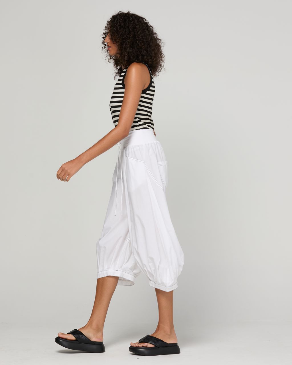 Boom Shankar Guru 3/4 Cotton Pant Coconut | Women's Pants | Gretel Lane