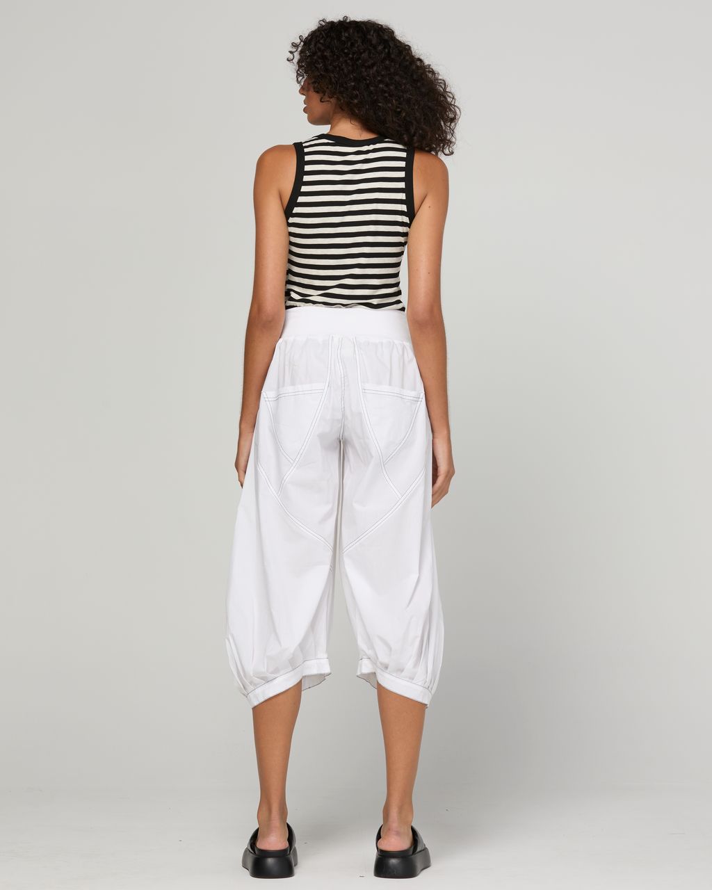 Boom Shankar Guru 3/4 Cotton Pant Coconut | Women's Pants | Gretel Lane
