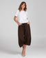 Boom Shankar Women's 3/4 Brown Cotton Guru Pant | Gretel Lane