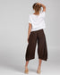 Boom Shankar Women's 3/4 Brown Cotton Guru Pant | Gretel Lane