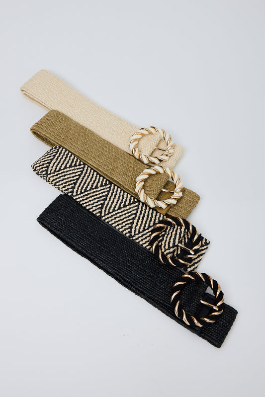Bella Belt (Black Stripe)