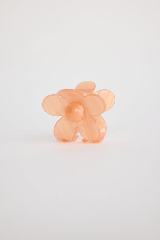 Flower Power Hair Claw (Apricot)