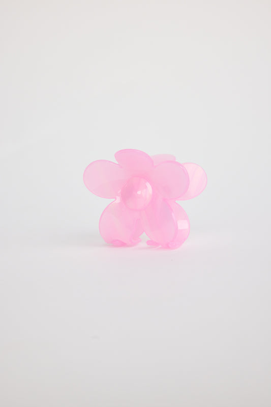 Flower Power Hair Claw (Pink)