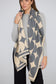 Holiday Life Paloma Geometric Scarf in Grey | Women's Scarves | Gretel Lane