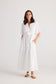 Lynwood Dress (White Gauze)