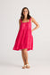 Saunter Dress (Raspberry)