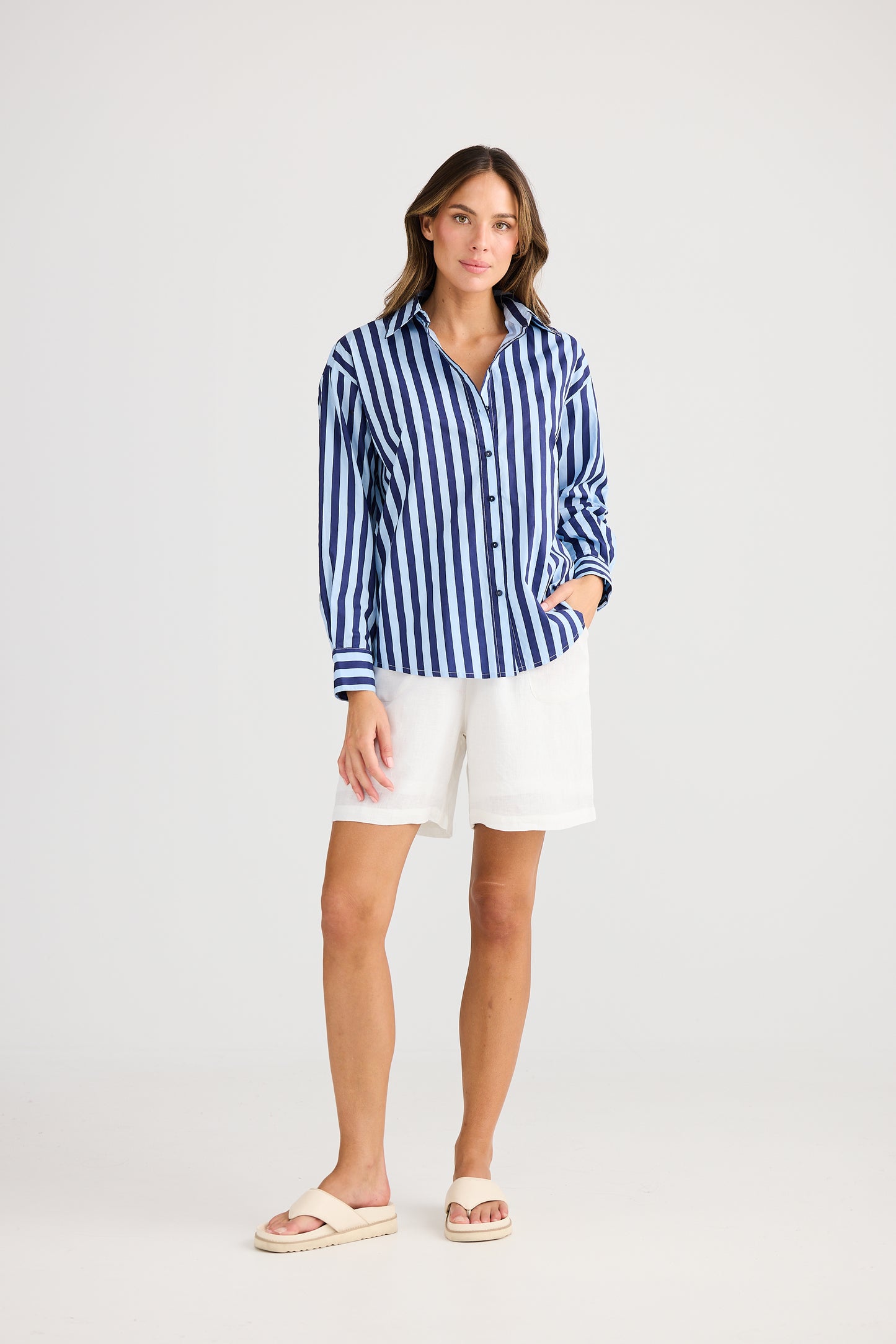 Adrift Shirt (Blue Stripe)