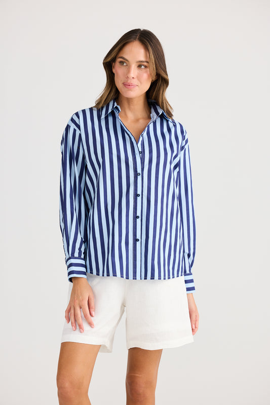 Adrift Shirt (Blue Stripe)