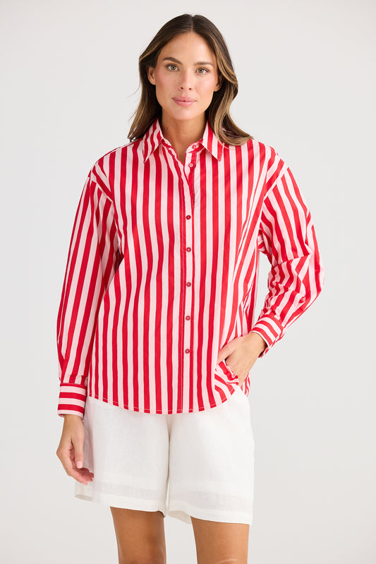 Adrift Shirt (Red Stripe)