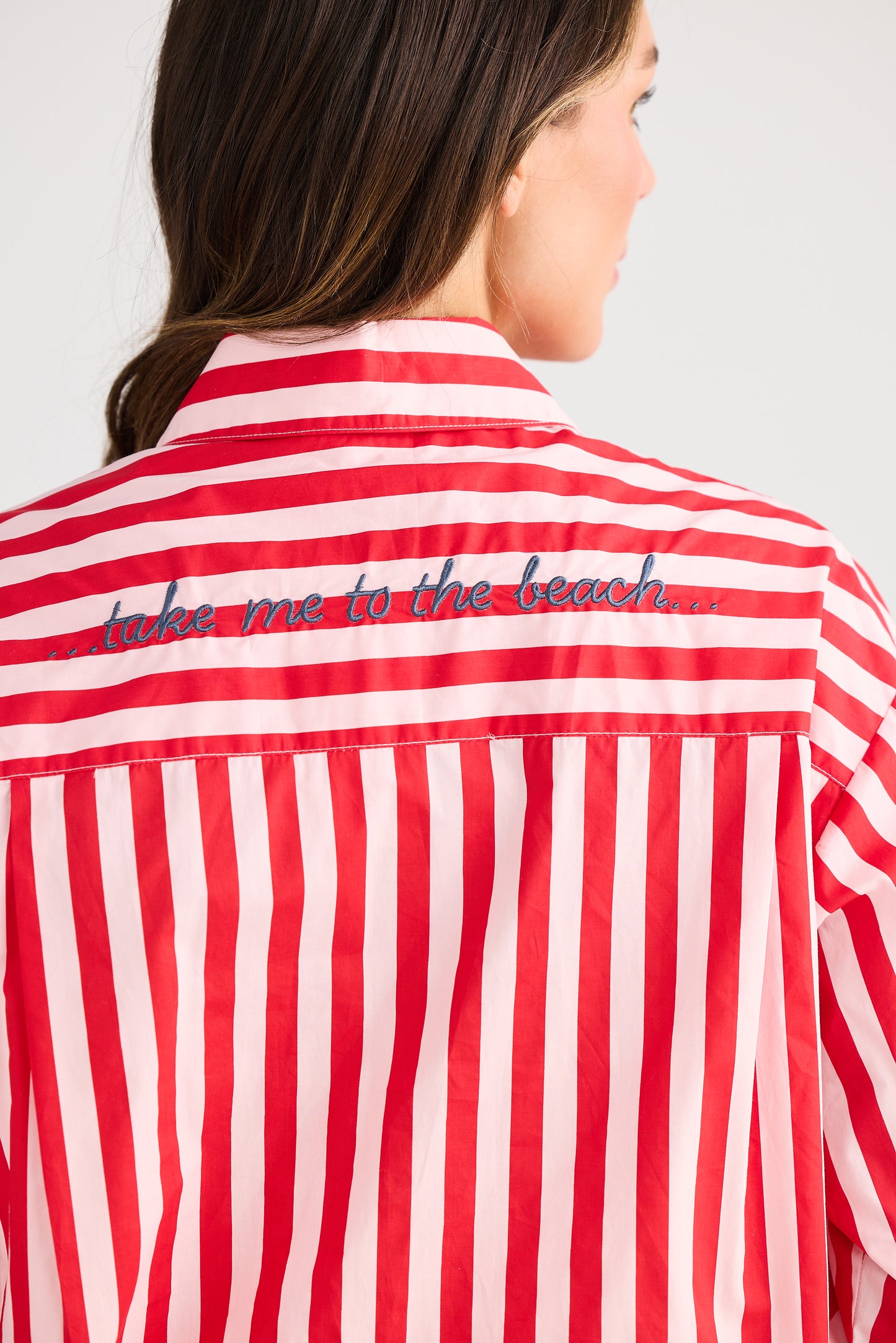 Adrift Shirt (Red Stripe)