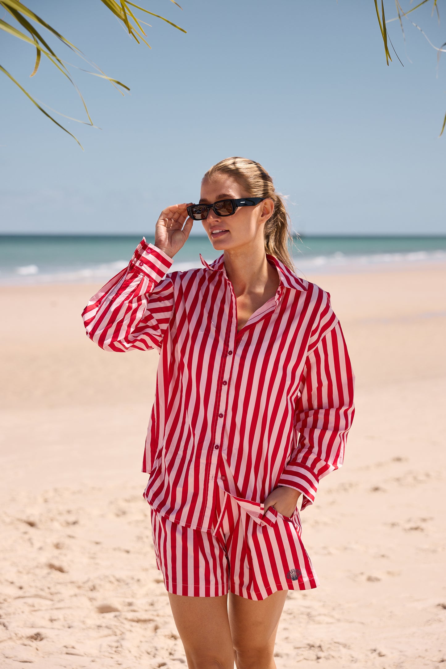 Adrift Shirt (Red Stripe)