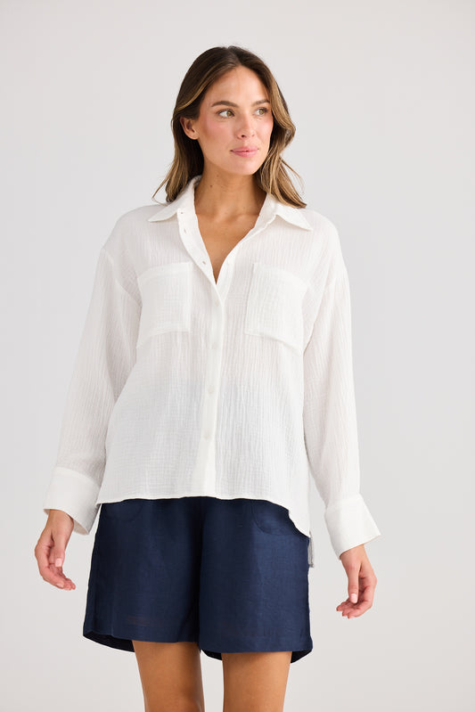 Coral Shirt (White)