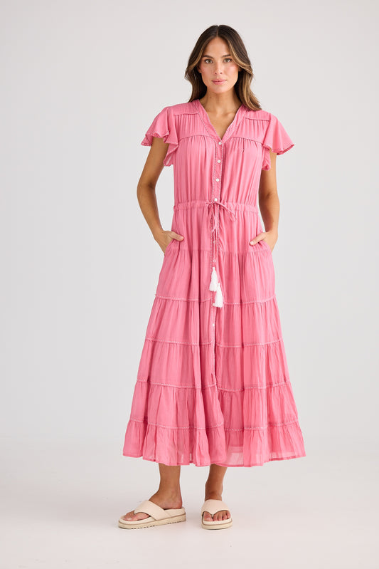 Delilah Dress (Cosmo Pink)