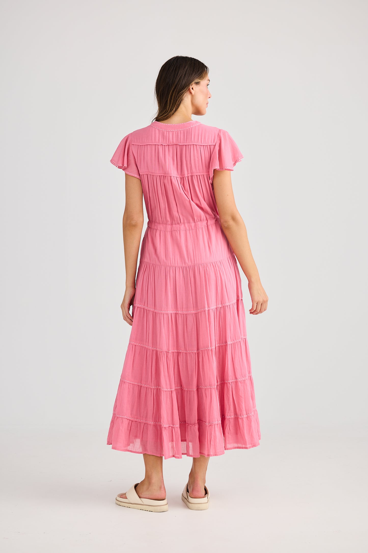 Delilah Dress (Cosmo Pink)