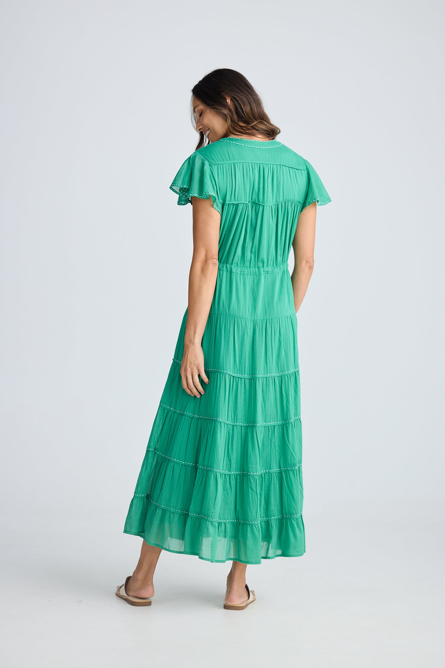 Delilah Dress (Jade Green)